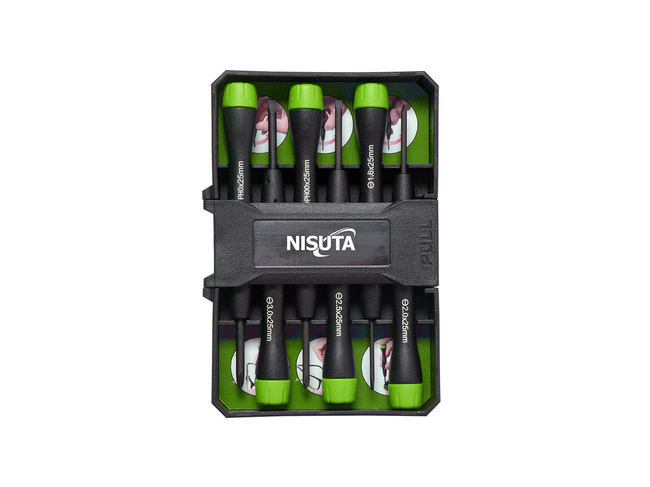 Kit de destornilladores de precision de 6 unidades