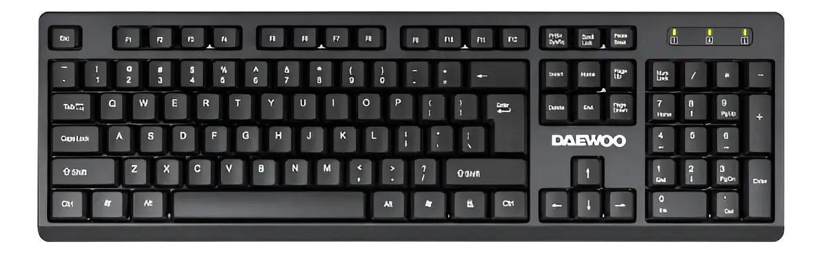 Teclado Pc Inalambrico Daewoo Para Computadora Alc